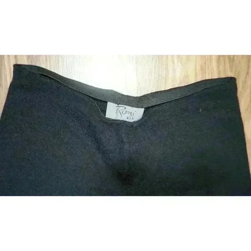 Roni Bis Women's Pull On Sweater Knit Pant with Leg Pocket, Size M - Picture 2 of 13